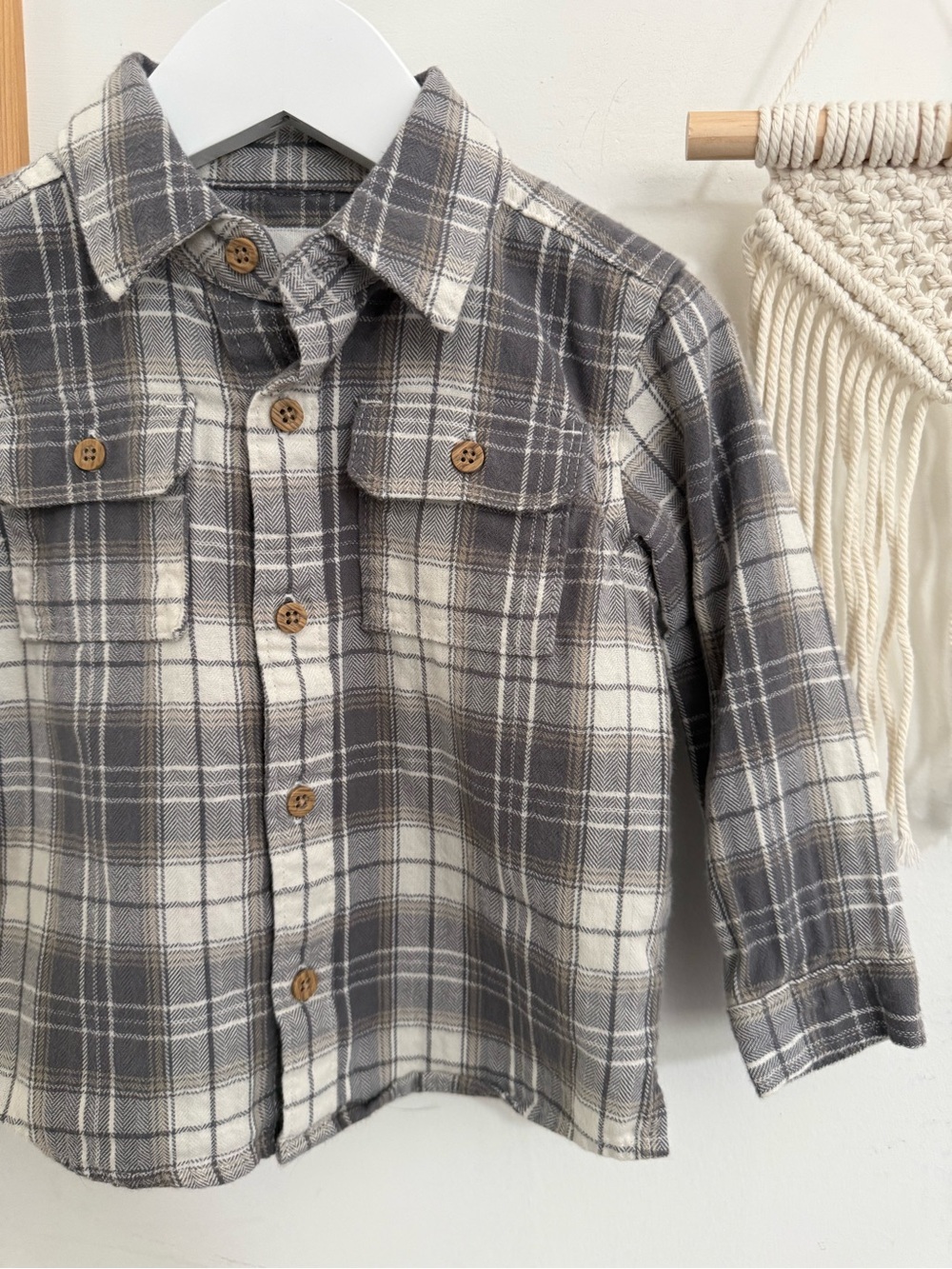 Little Planet by Carter’s - Toddler boy’s plaid button up